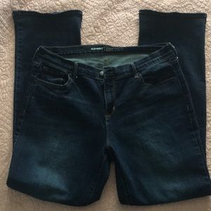 Old Navy Curvy Profile Mid Rose Jeans